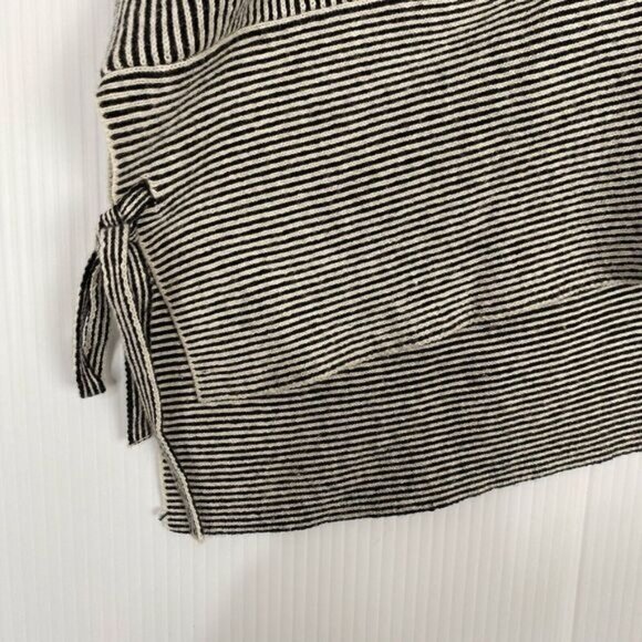 Cabi Striped Full Zip CUPIDS Cardigan Sweater 3/4 Sleeve Black/White Size S - Picture 13 of 13